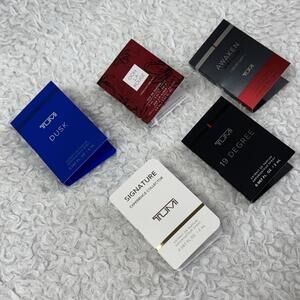 NIB LOT OF 5 - TUMI Fragrance Set (each 2 mL) - 5 Different Scents #TM225